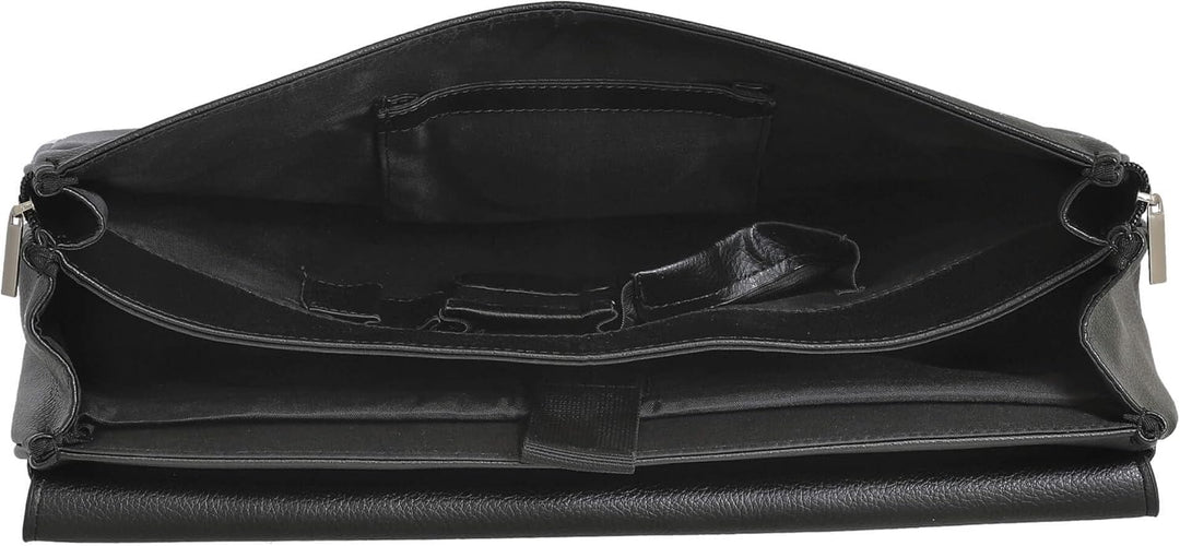 D&N Business Line Aktentasche, 40 cm, 13L, Schwarz