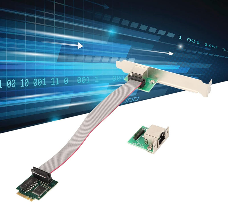 Annadue Gigabit Ethernet Server Netzwerkadapter, M.2 A+E I210AT Gigabit Server Netzwerkkarte, 10/100