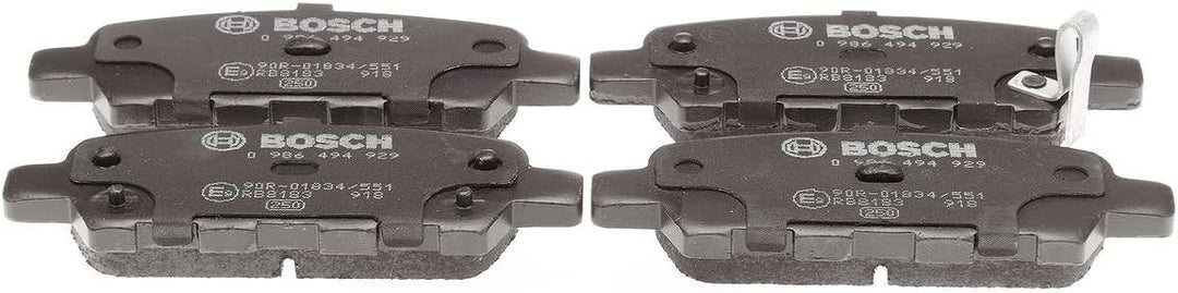 Bosch BP1918 Bremsbeläge - Hinterachse - ECE-R90 Zertifizierung - vier Bremsbeläge pro Set