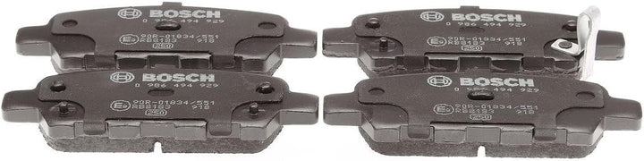 Bosch BP1918 Bremsbeläge - Hinterachse - ECE-R90 Zertifizierung - vier Bremsbeläge pro Set