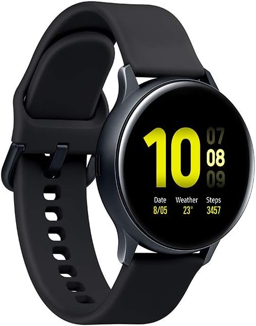 Samsung R835 Galaxy Watch Active 2, eSIM, Aluminium 40mm, Aqua Black, Aqua Black 40mm Bluetooth Uhr