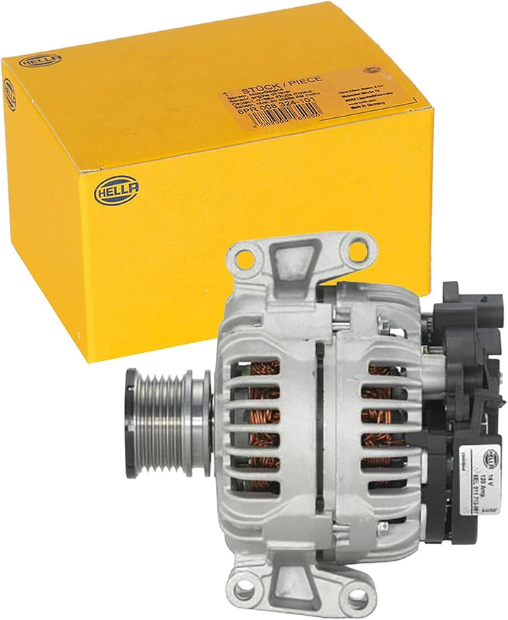 HELLA - Generator/Lichtmaschine - 14V - 120A - für u.a. Mercedes-Benz Sprinter 3,5-T Box (906) - 8EL