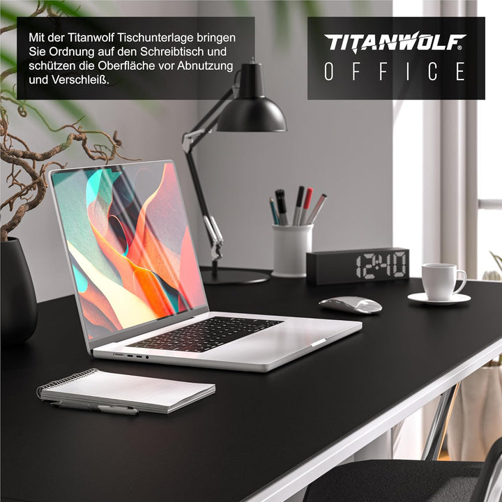 Titanwolf Übergrösse Mauspad 1800x800mm, XXXL Mousepad Home und Office Schreibtischunterlage Gross,