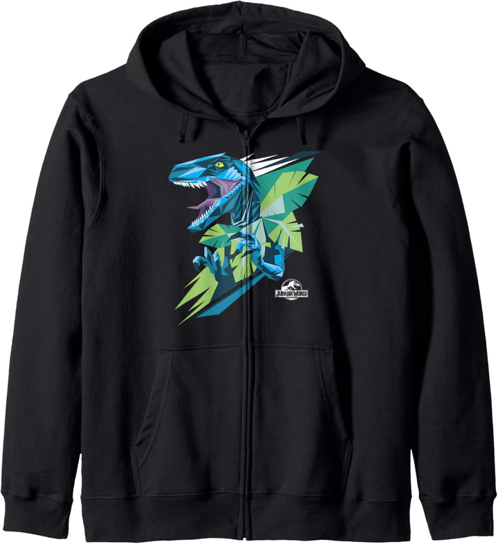 Jurassic World Blue Raptor Cartoon Style Kapuzenjacke
