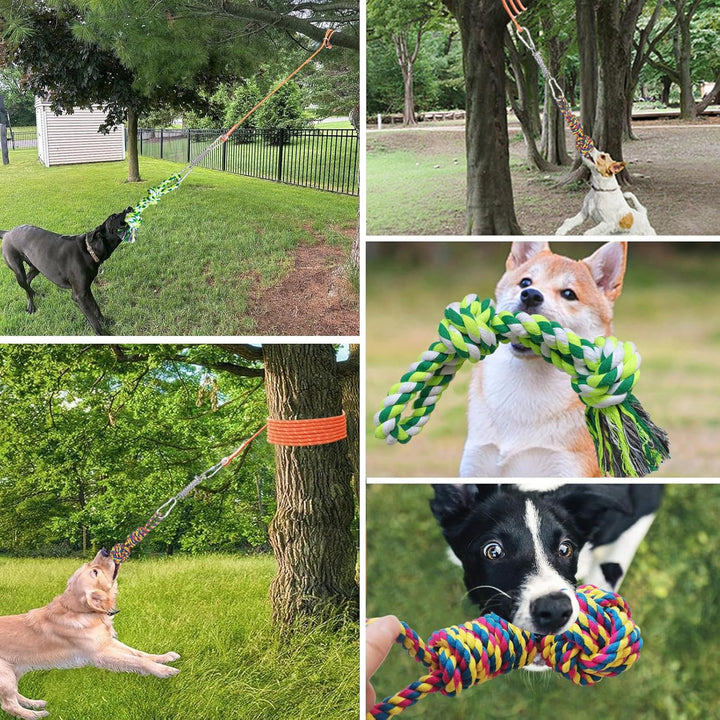 Bungee Ziehspielzeug für grosse und Mittlere Hunde, Robustes Hundespielzeug Seil für Aggressive Kaue