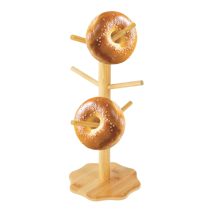 Générique Brezelständer, Wurstständer aus Holz, Thekenständer in Baumform für Wurst und Donuts