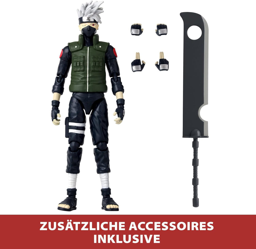 Bandai – Anime Heroes – Naruto Shippuden – Anime-Heldenfiguren 17 cm – Kakashi Hatake (Fourth Great