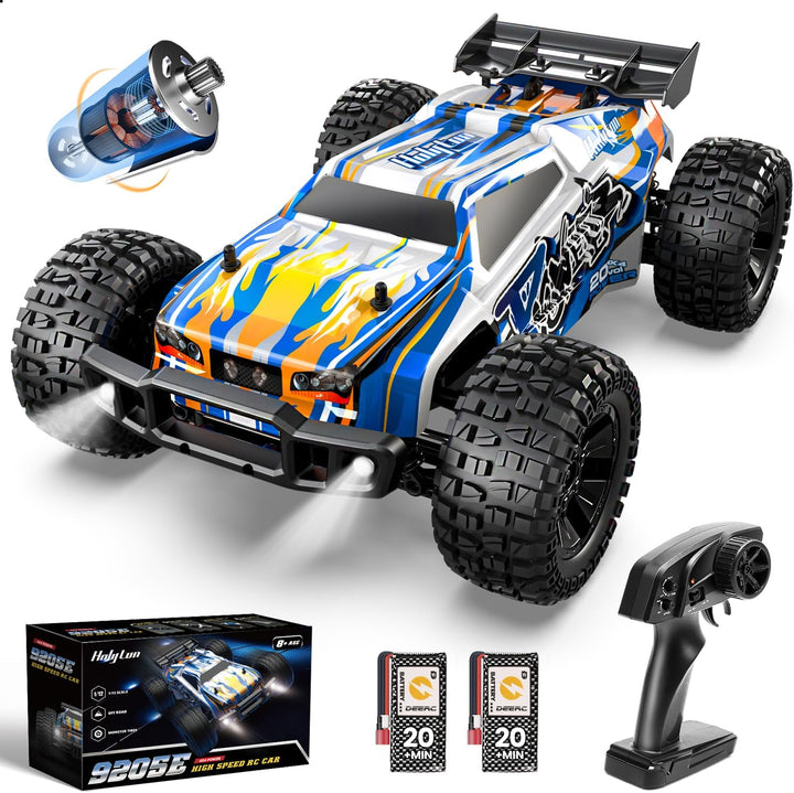 DEERC 9205E RC Ferngesteuertes Auto mit 48 km/h High Speed, 4WD 1:10 RC CAR Off-Road 2.4GHz Funkfern