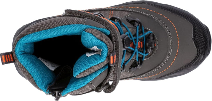 Lico Unisex Kinder Sundsvall Vs Schneestiefel 25 EU Grau Petrol Orange, 25 EU Grau Petrol Orange