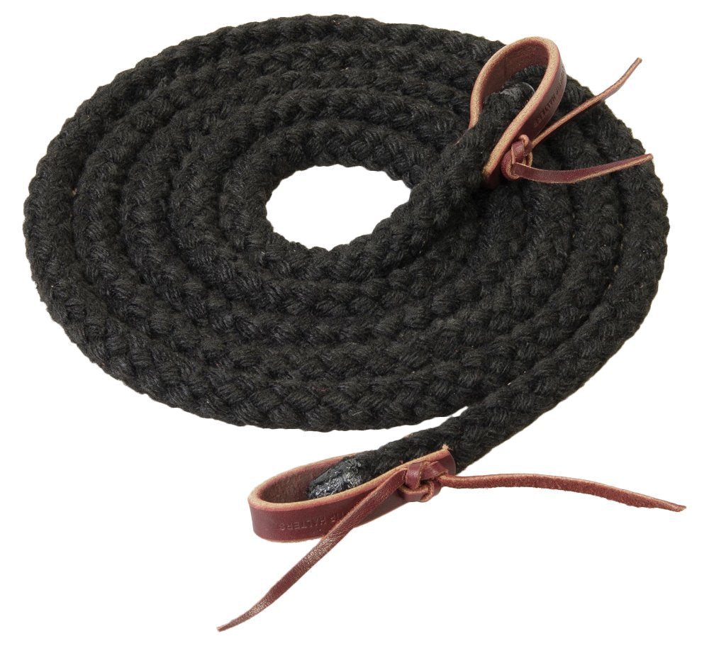 Weaver Leather Silvertip Hohlgeflecht Seilspule 5/8-Inch x 8-Feet Schwarz, 5/8-Inch x 8-Feet Schwarz