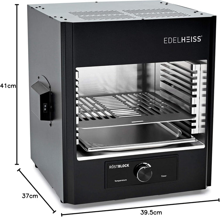 Elektro Oberhitzegrill Röstblock, 2 Infrarotbrenner, Grillfläche 30x28,5cm