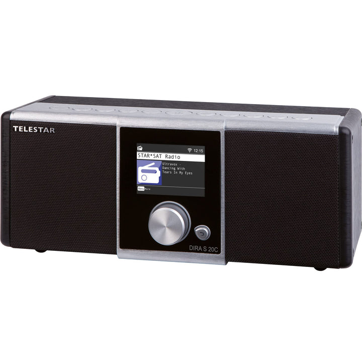 Telestar DIRA S 20C Kabelradio/Internetradio (DVB-C, AAC, Internet, WLAN, Bluetooth, Stereo, Farbdis