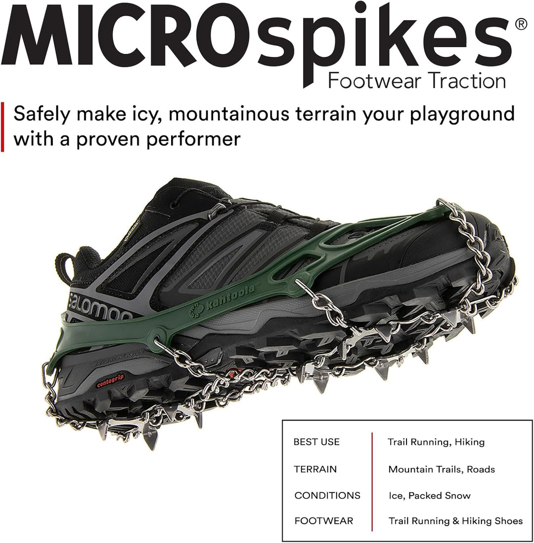 Kahtoola Microspikes Footwear Traction – 2015/16 Waldgrün L, Waldgrün L
