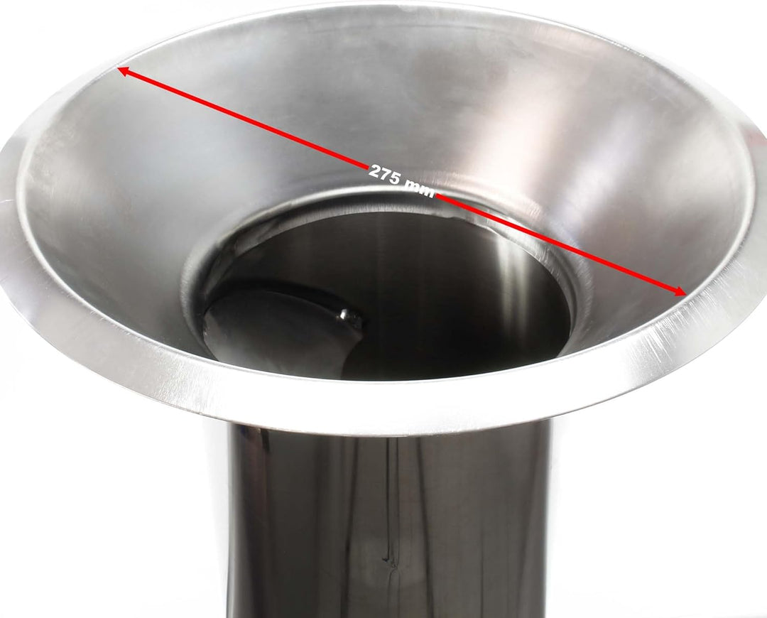 Wiltec Kernobstschneidemühle aus Edelstahl, Obsthäcksler mit 1100W 1,5 PS 2800U/min, bis zu 1000 kg