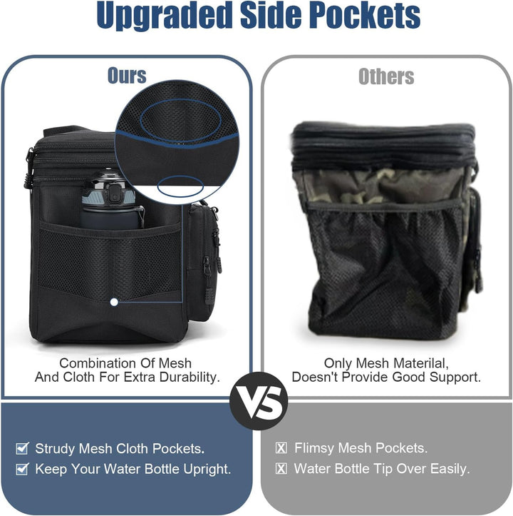 Kühltasche, Lunchtasche für Damen und Herren, wasserdicht, auslaufsicher, verstellbare Träger, gross