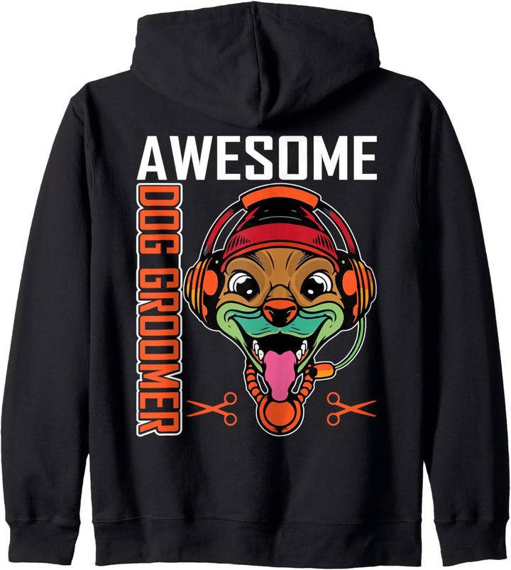 Hundepflege, toller Hundefriseur Kapuzenjacke