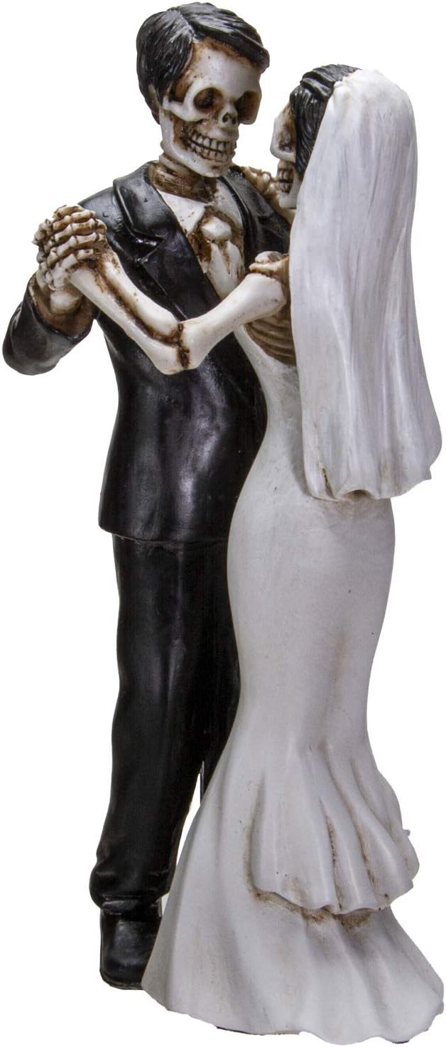 Pacific Giftware Skelett Figur - Brautpaar Love Never Dies - First Dance | Hochzeitspaar Gothic Deko