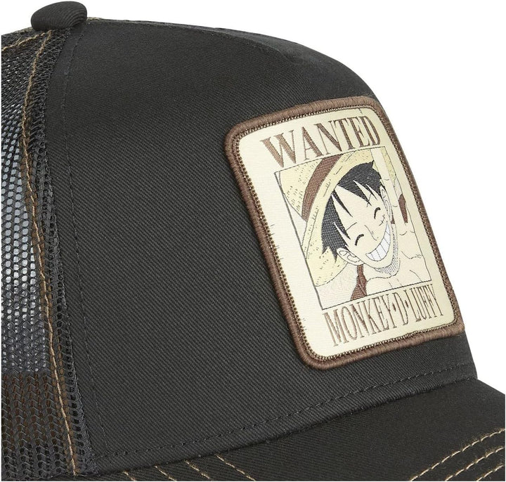 Cap Herren One Piece, Tracker Kappe Herren, Gesucht, Anti-Reizung, Braun/Schwarz/Beige, Einheitsgrös