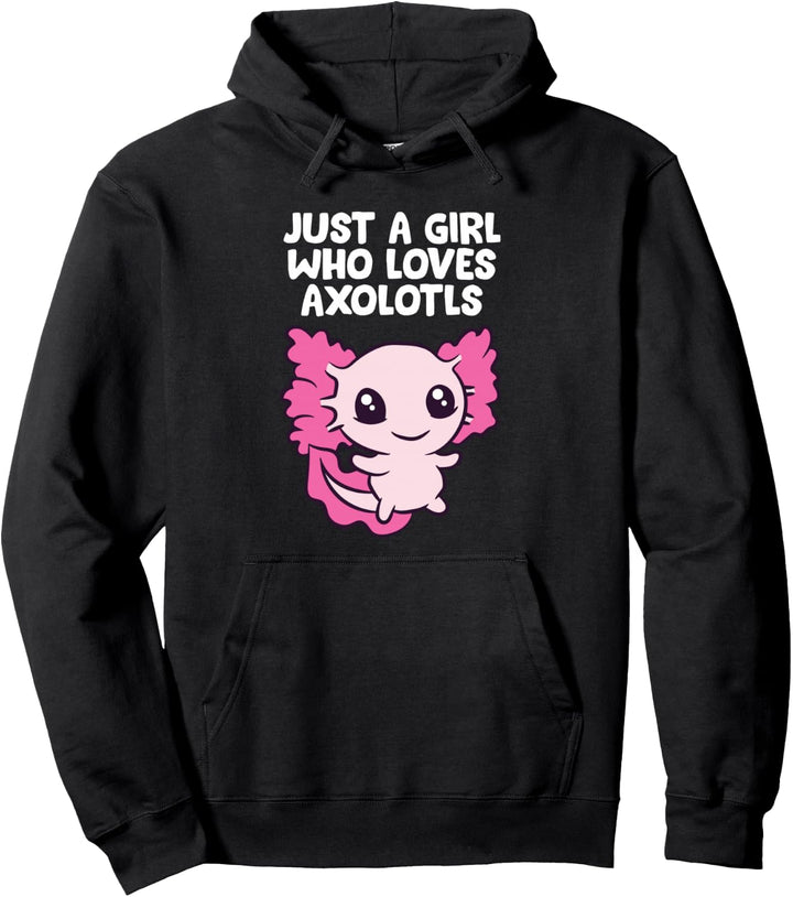 Nur Ein Mädchen Das Axolotl Liebt Haustier Axolotl Pullover Hoodie