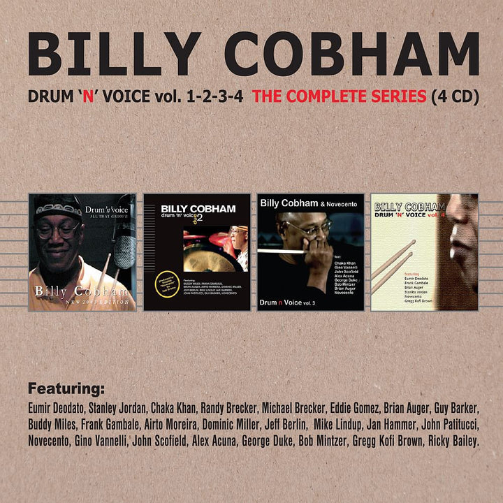 Drum 'N' Voice,Vol.1-4, Audio-CD