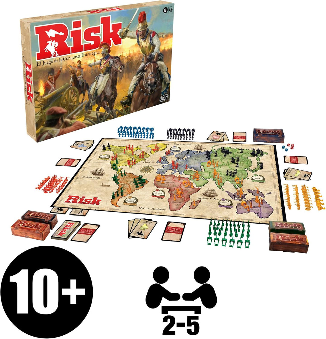 Hasbro Gaming Risk None Miscelanea Mehrfarbig Española, Española