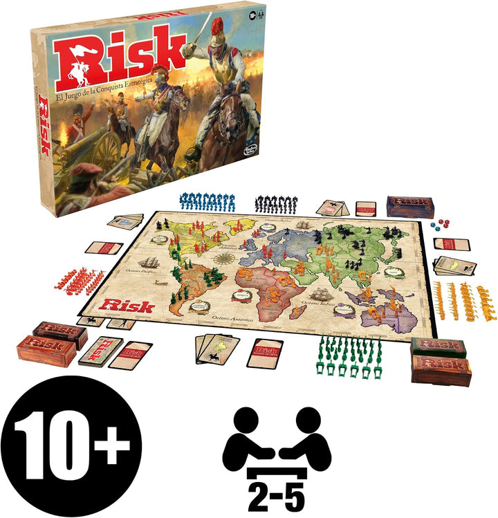 Hasbro Gaming Risk None Miscelanea Mehrfarbig Española, Española