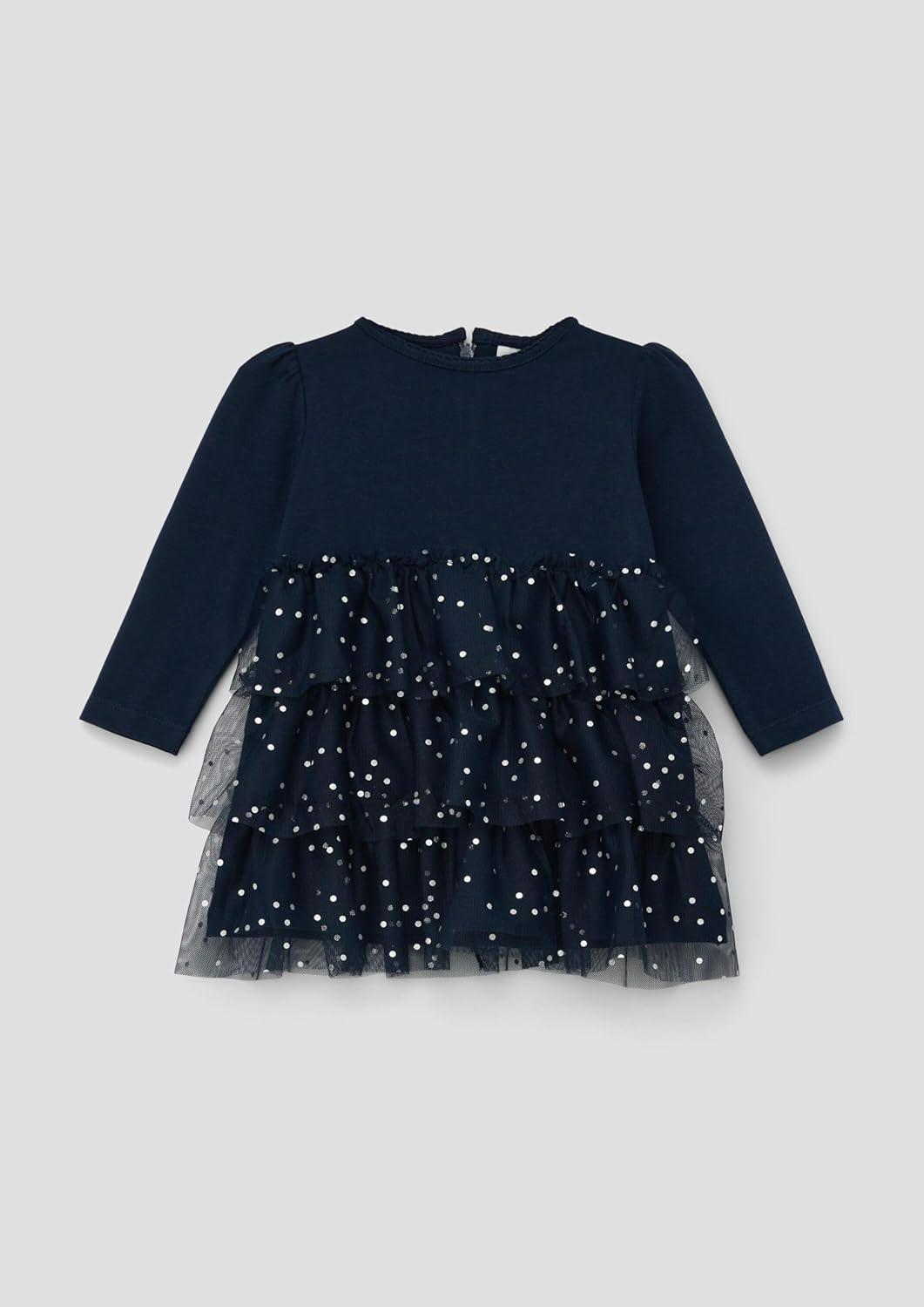 s.Oliver Mädchen Kleid mit Glitzer 68 5952_navy, 68 5952_navy