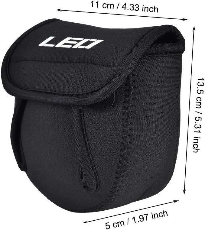 Dilwe Angelrolle Tasche, Angeln Rollentasche Angelrollentaschen Case Angelschnur Angeln Zubehör ( S)