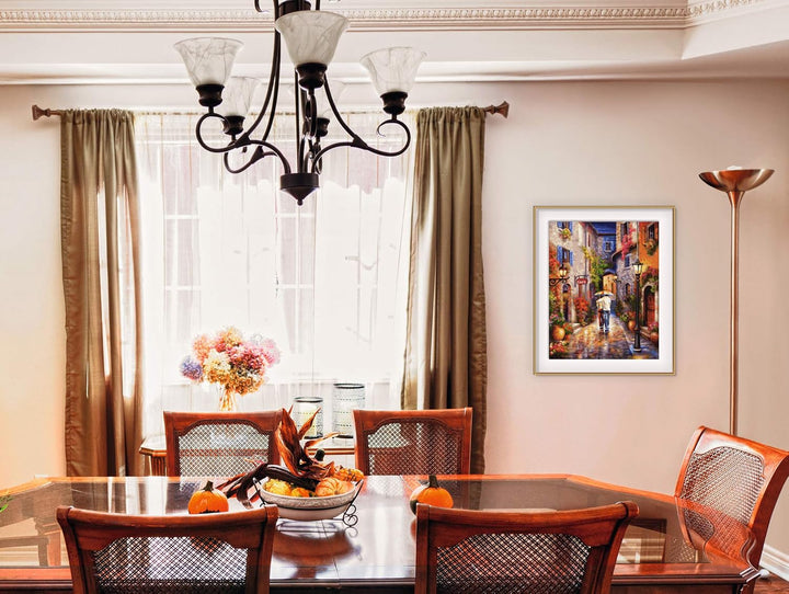 Schipper 609130788 Malen nach Zahlen - Romantische Gasse - Bilder malen für Erwachsene, inklusive Pi