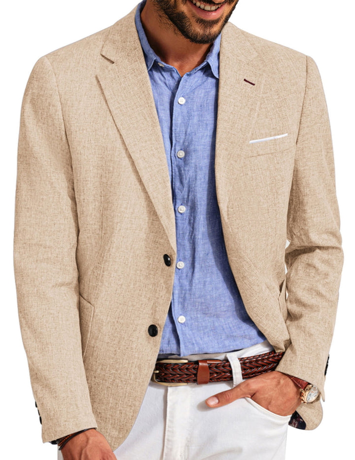 PJ PAUL JONES Herren Sakko Sportlich Regular Fit Business Anzugjacke Modern Freizeit Blazer mit 2 Kn