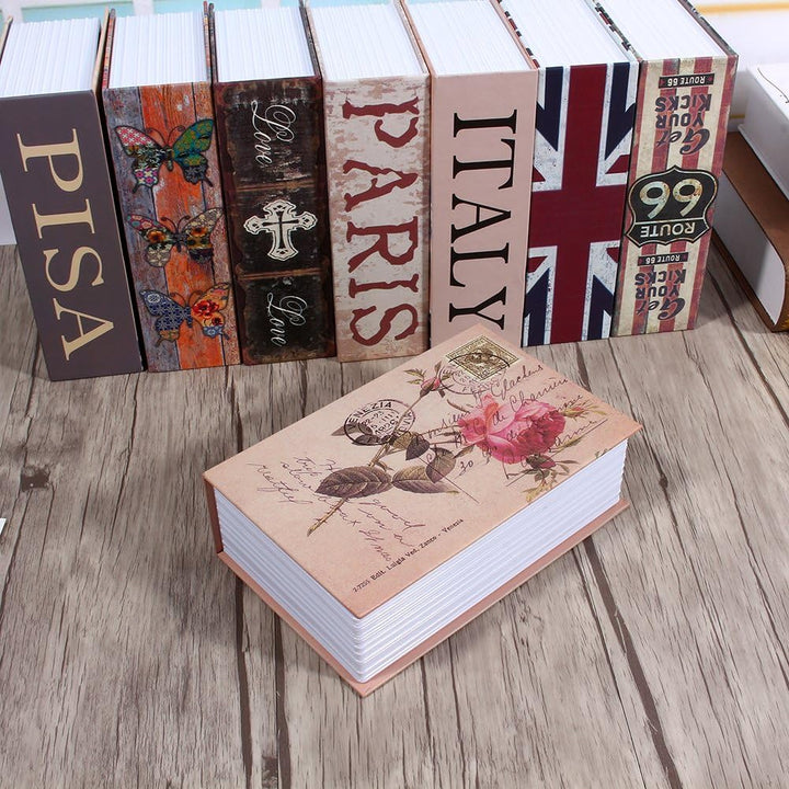 Buchtresor mit Schlüsselschloss, Geldkassetten Geldaufbewahrung – Home Dictionary Diversion Safe Loc