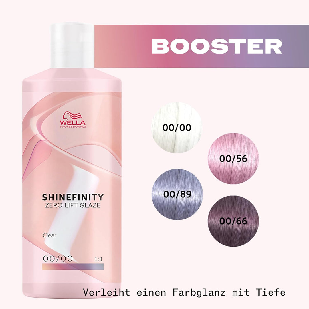 Wella Professionals Shinefinity Glaze demi-permanent, pH-neutral & ohne Ammoniak - zum Verdünnen & P