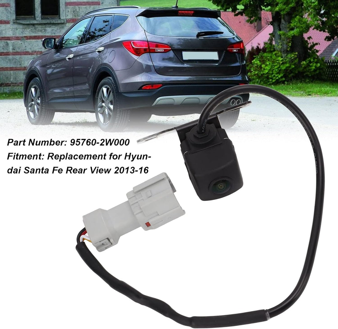 Rückfahrkamera, Yctze Rückfahrkamera 95760‑2W000 Einparkhilfekamera ABS Für Santa Fe Rückansicht 201