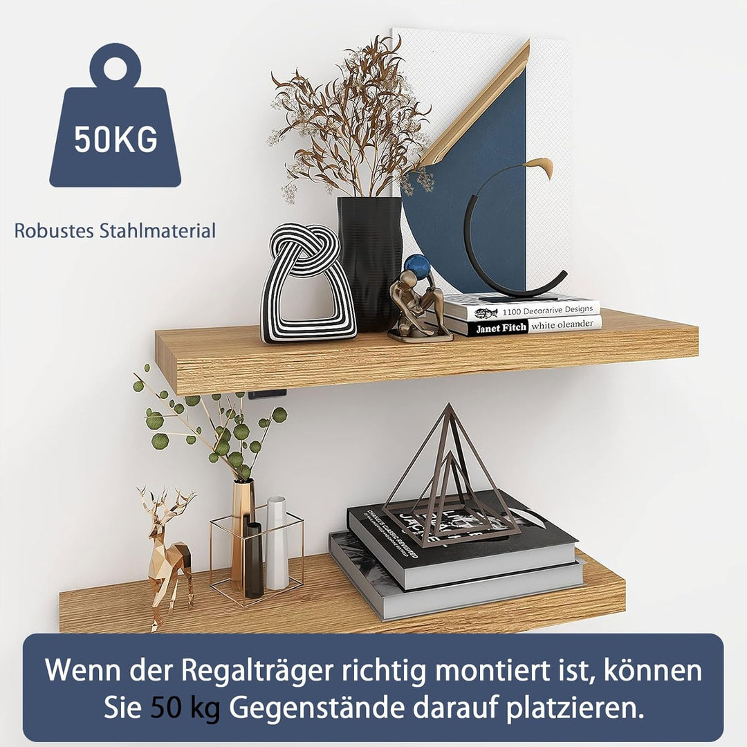 MLOQI 2 stück Regalhalterung, Regalwinkel Schwerlast, Regalhalter Metall, Schwerlastwinkel Wandhalte