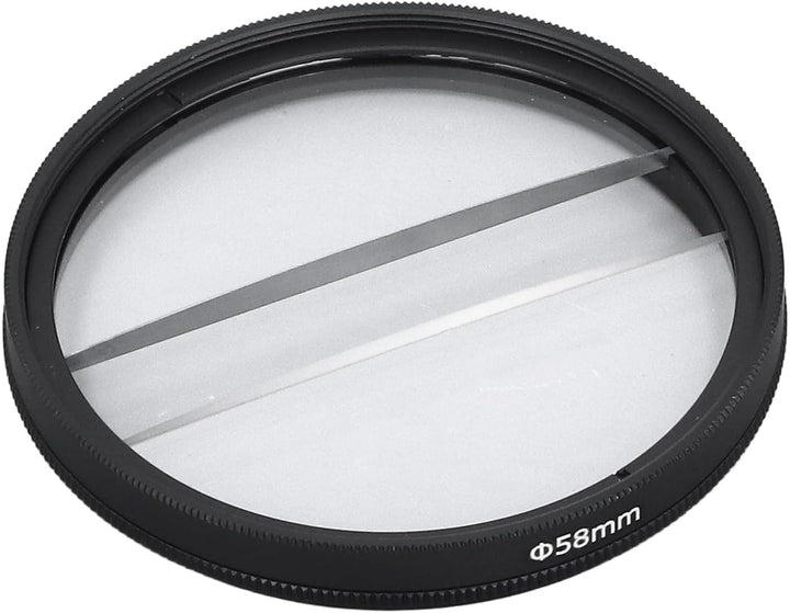 49 Mm Doppelhälfte -Mond -Spezialeffekt -Filter -Center Split Diopter Objektivfilterfotografie SLR -