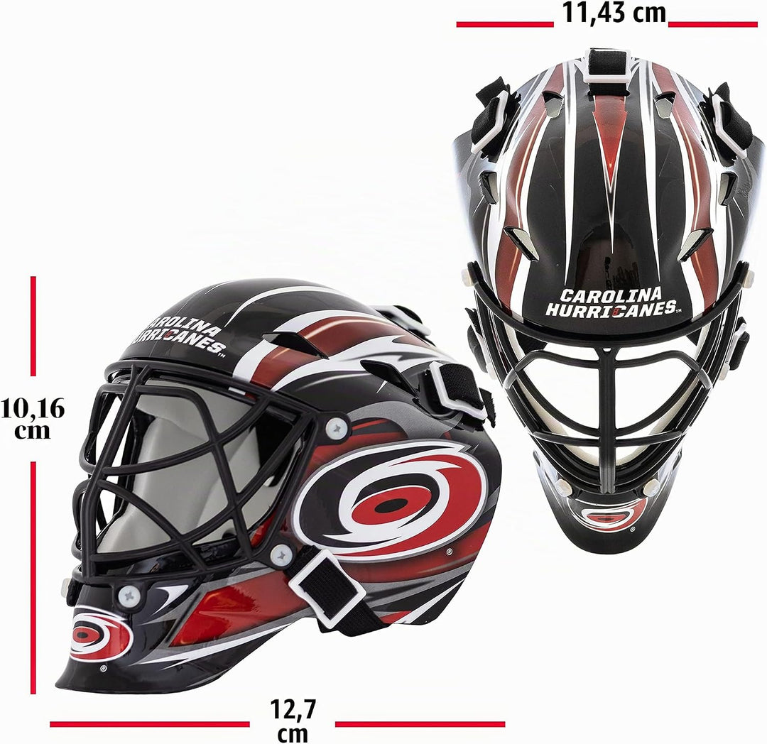 Franklin Sports NHL Team Logo Mini Hockey Goalie Mask with Case - Collectible Goalie Mask with Offic