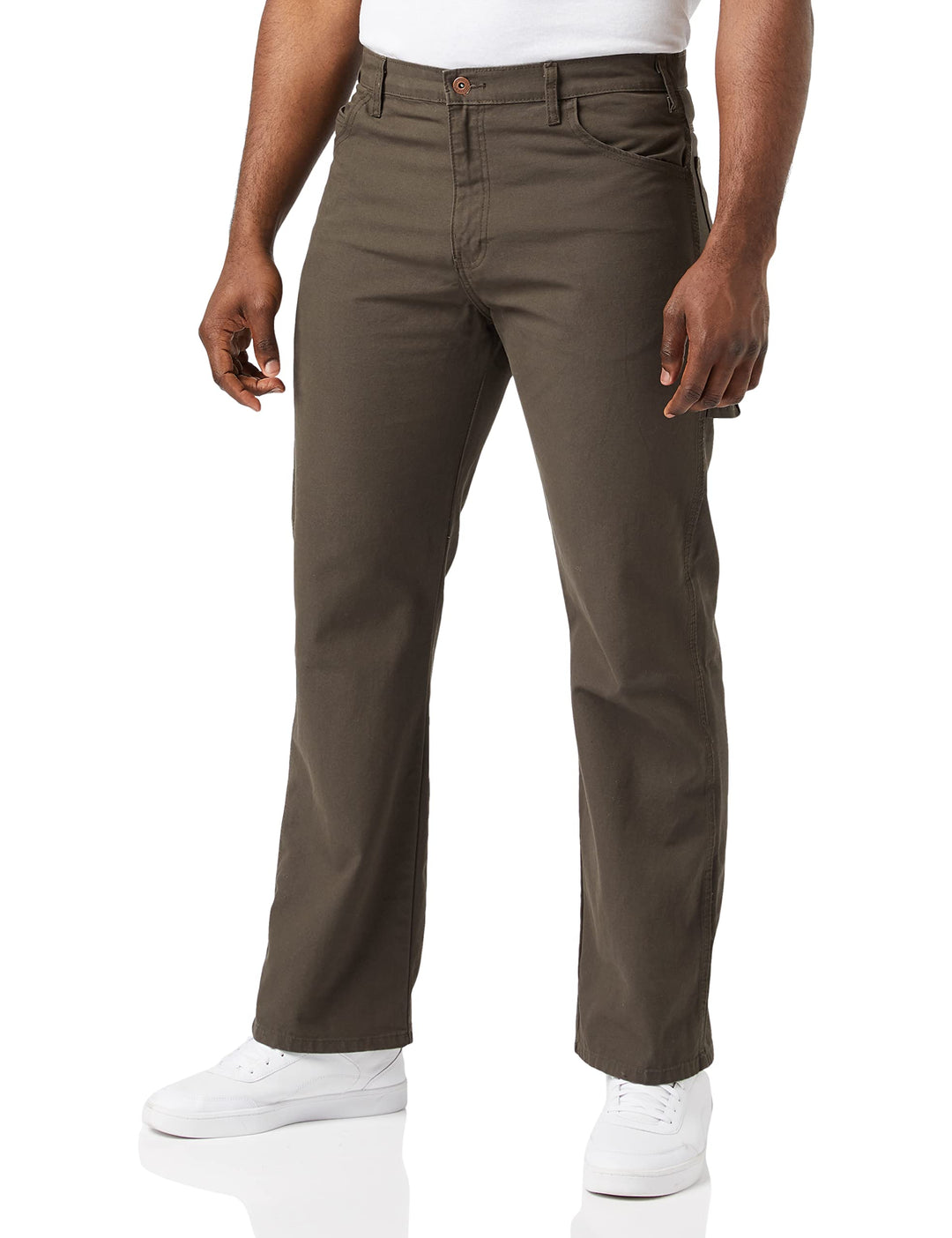 Dickies Herren Leichte Duck Carpenter Jeans mit Gerader Passform Arbeitshose, Black Olive