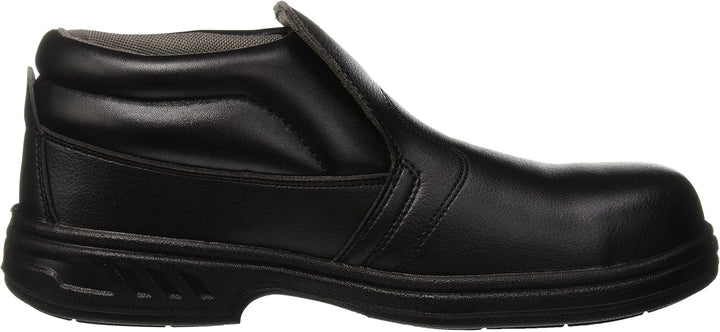 Portwest Steelite Schlupf-Sicherheitsstiefel S2, Grösse: 44, Farbe: Schwarz, FW83BKR44 44 EU Schwarz