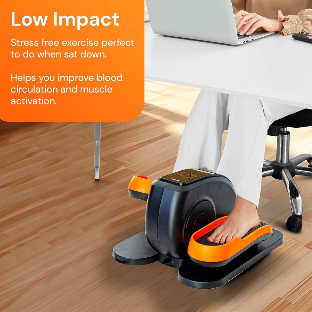 Bonplus BP | Mini Heimtrainer | Bidirektionaler | Mini-Ellipsentrainer | Fernbedienung | Geschwindig