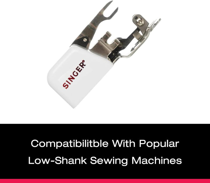 Singer Side Cutter Attachment Presser Foot, Simutaneously Trims & Hems Edges, Zig-Zag or Overstitch-