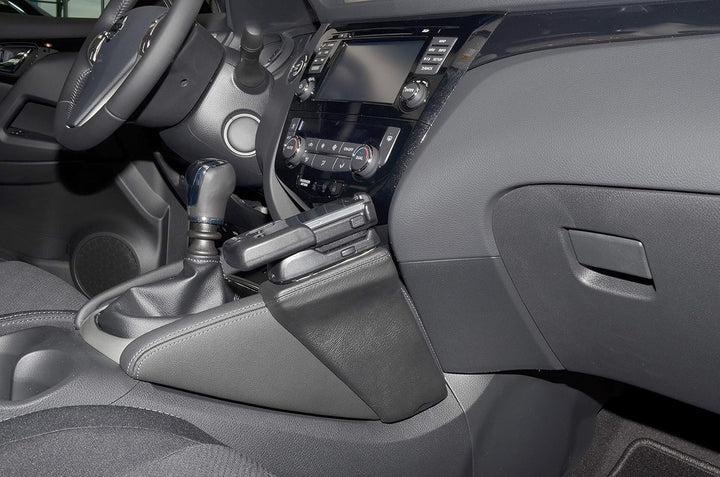 KUDA 1515 Halterung Kunstleder schwarz für Nissan Qashqai (J11) ab 11/2013 (MU), 1515
