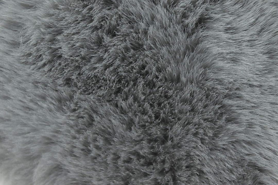 jilda-tex Wohn- Kuscheldecke Felloptik Rabbit Deluxe 750 GSM 150x200 220x240 cm Kunst-Felldecke (Hel