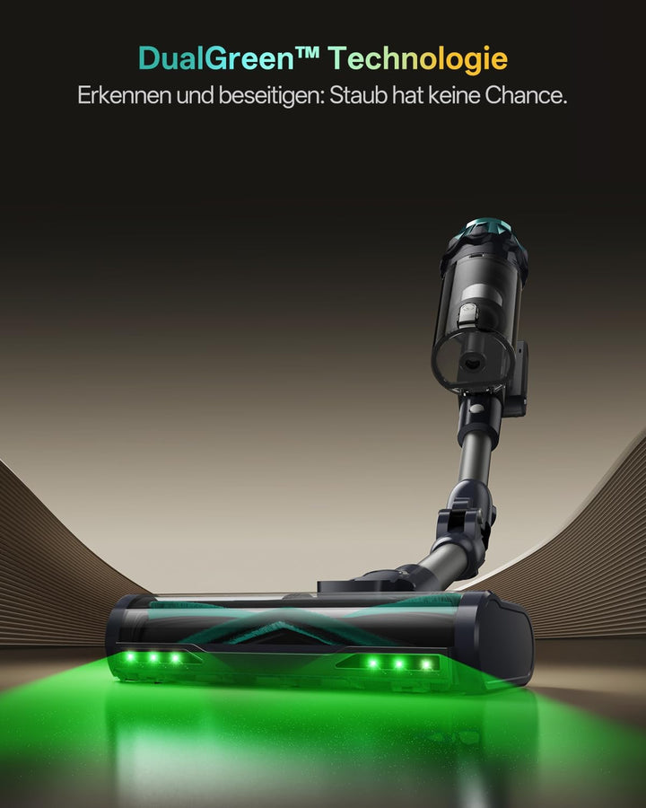 Vexilar V15Max Akku Staubsauger mit Wischfunktion, 60KPa/ 600W/60Min Staubsauger Kabellos, Knickrohr