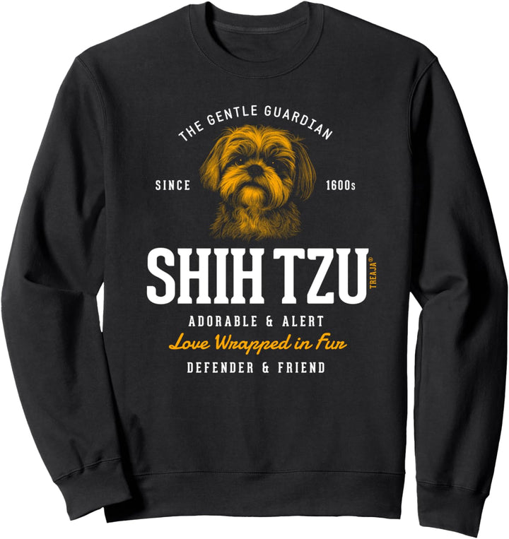 Vintage-Stil Retro Shih Tzu Sweatshirt