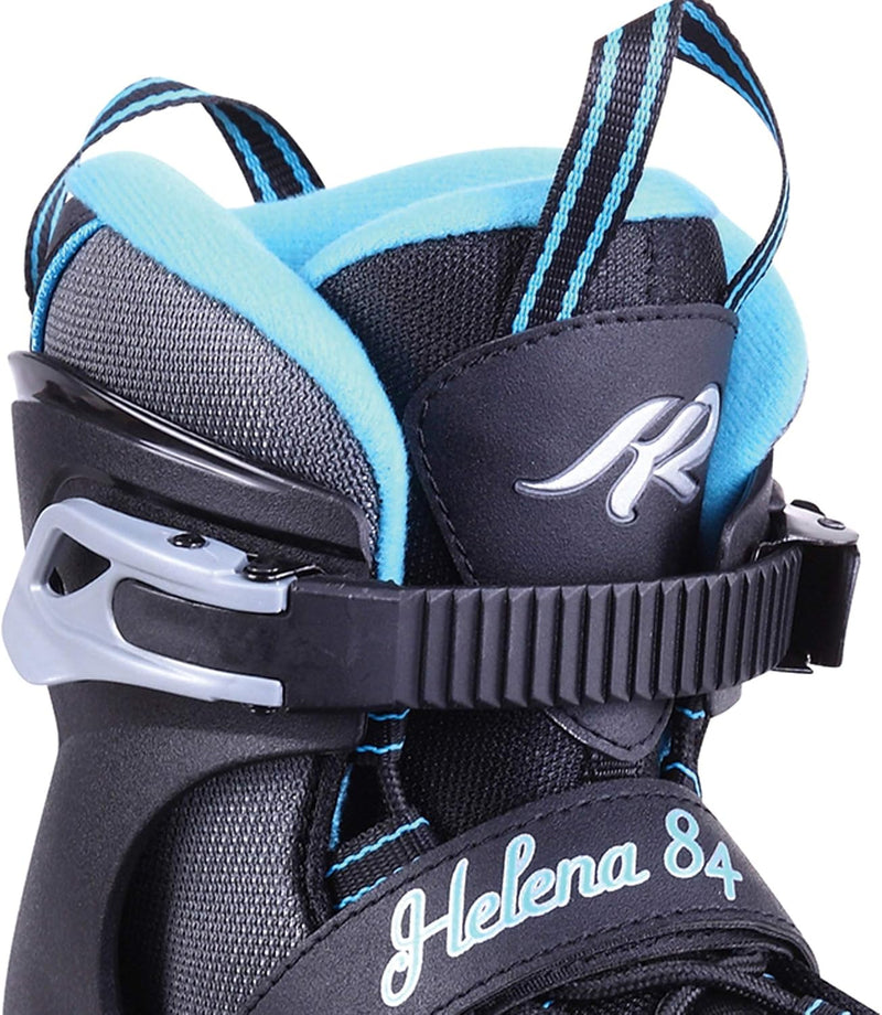 K2 Skates Damen Helena 84 Inline Skates EU: 40 (UK: 6.5 / US: 9) black - blue, EU: 40 (UK: 6.5 / US: