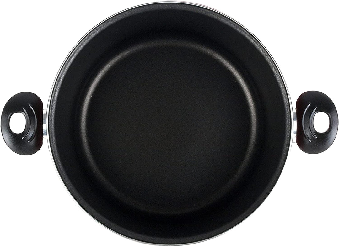 Megafesa Praga - Kasserolle mit Deckel, Durchmesser 20 cm, Farbe granatrot