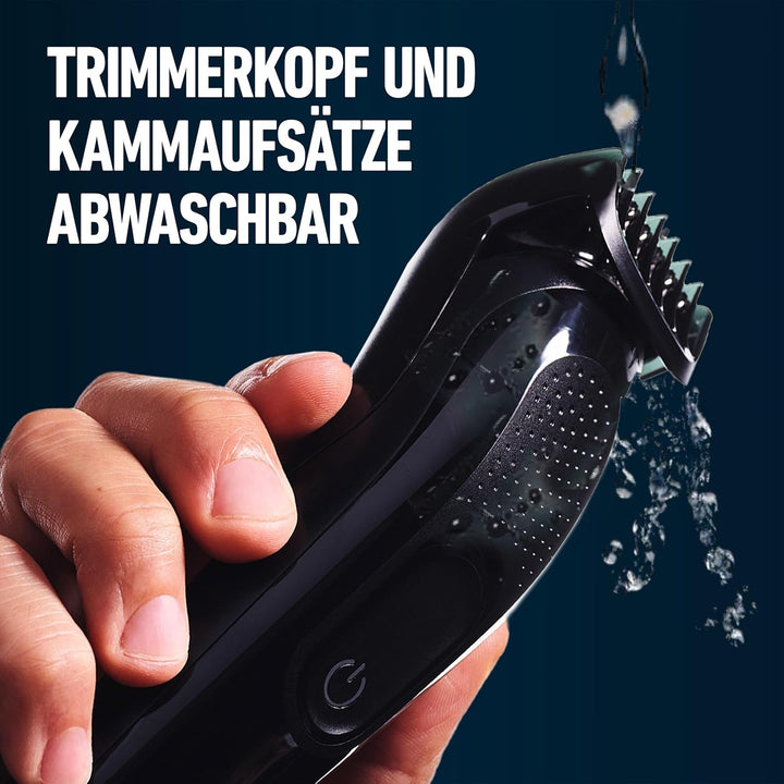 King C. Gillette Bartschneider für Herren, kabellos, mit scharfen Klingen und 3 auswechselbaren Läng