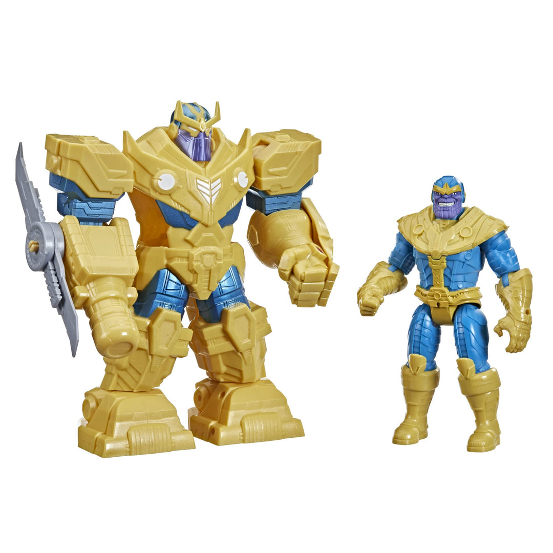 Marvel Avengers Mech Strike 9-inch Action Figure Toy Infinity Mech Suit Thanos And Blade Weapon For