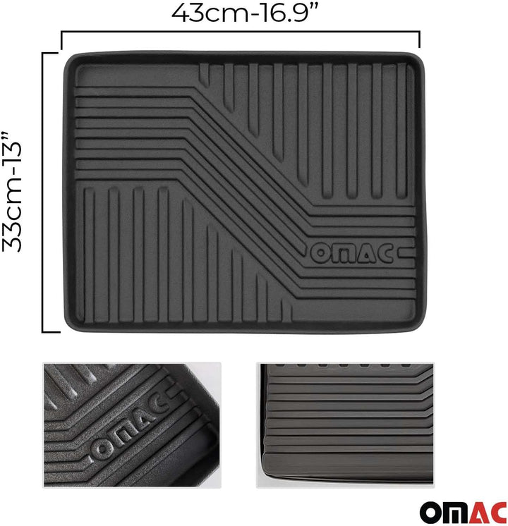 OMAC Schuhmatte Sauberlaufmatte Abtropfschale Napfunterlage 43x33cm Unterlage 3X 3x 43x33 cm, 3x 43x