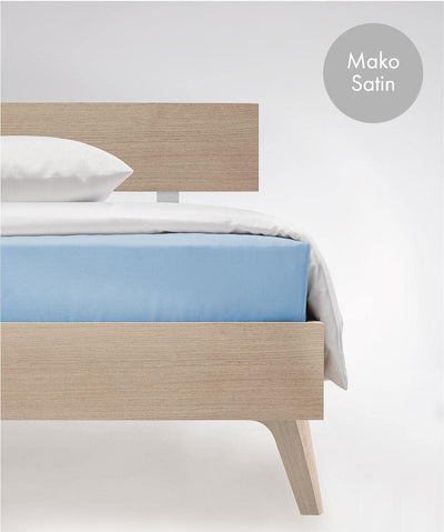 fleuresse Uni-Colours, Spannbettlaken mit Rundumgummi, Mako Satin, 100 Prozent Baumwolle, ideal für